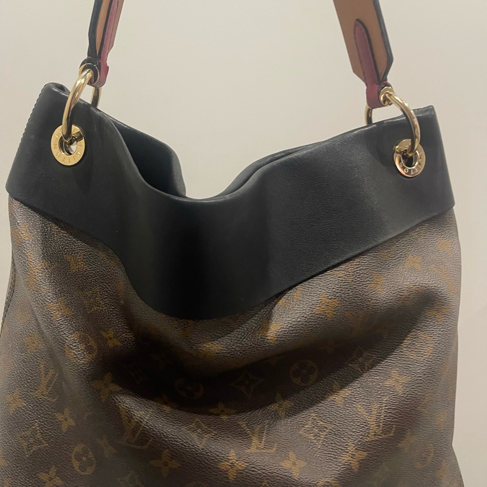 Louis Vuitton Monogram Brown and Black Bag
